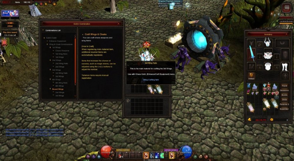 Wing Mixes & Wing Relics