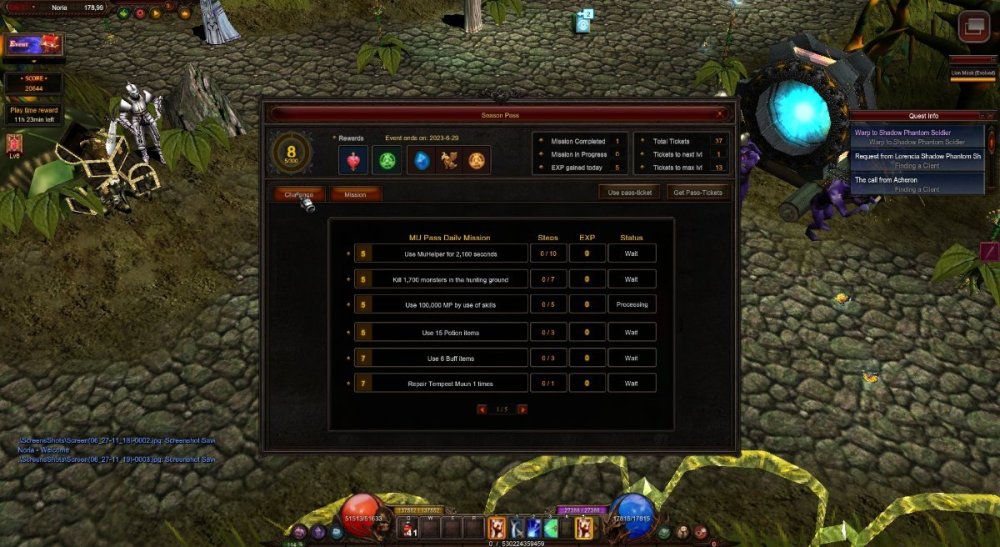 Season Pass - Missions