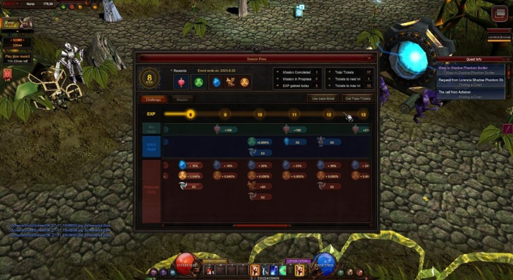 Season Pass - Cycle & Rewards